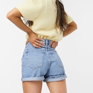 Pull&Bear High Waisted Jean Shorts